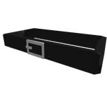 [1.0] Black Frame-Buckle Belt