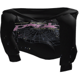 [1.0] Black Sp5der Shoulder Hoodie