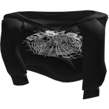 [1.0] Black Sp5der Shoulder Hoodie