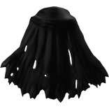 [1.0] Black Torn Cape