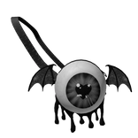 1.0 Black White Bat Eyeball Purse Cute