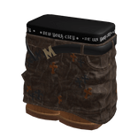 1.0 Blocky Chrome Cross Jeans w/ MCM Belt