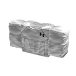 𝖁𝖄 🤍 1.0 Blocky White UA Compression Shirt Abs