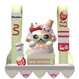 (1.0) cute kawaii pom dessert ice cream tray