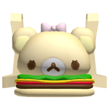 [1.0] Cute Pink Kawaii Fast Food Burger Bear