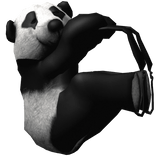 (1.0) dolce & gabbana fw17 panda backpack