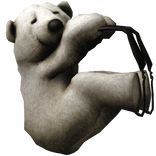 (1.0) dolce & gabbana fw17 polar bear backpack