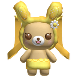 1.0 Easter Bathing Bear Plushie Backpack