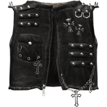 1.0 Emo Goth Punk Vest