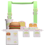 1.0 Fast Food Tray Preppy Kawaii Cutesy Yum