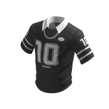 10 Football Jersey Top Black BB