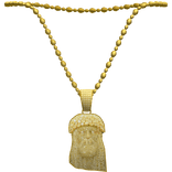 [1.0] Gold Crete Jesus Piece 