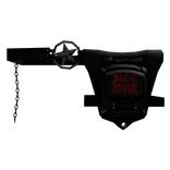 1.0 Goth / Emo Left Leg Bag Belt (Black)