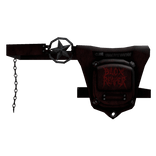 1.0 Goth / Emo Left Leg Bag Belt (Blood Red)