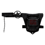 1.0 Goth / Emo Left Leg Bag Belt (White)