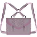 ,, 🖤. 1.0 gothic backpack in pink
