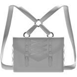 ,, 🖤. 1.0 gothic backpack in white