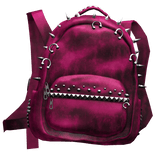 1.0 Grunge Emo Studded BackBag Hot Pink