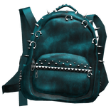 1.0 Grunge Emo Studded BackBag Teal