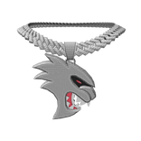 [1.0] Iced Out Cuban Link w/ SRT Hellcat Pendant