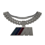 1.0 Iced Out Diamond"M" Chain