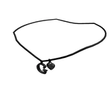 1.0 Initial Necklace: G (Black)