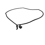 1.0 Initial Necklace: J (Black)