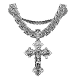 1.0 jesus piece chain iced out silver (bigger)