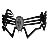 [1.0] Metal Dark Spider Arm Band Right