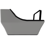 [1.0] Over Shoulder Sweater Crop (White)