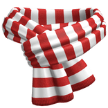 1.0 Plaid Scarf White Cashmere Striped Christmas