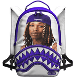 (1.0) Purple King Von Sprayground Backpack