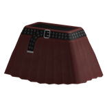 [1.0 R6] Grunge Y2K Denim Skirt (Red)