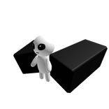 1.0 R6 holding tbh YIPPEE creature (black)