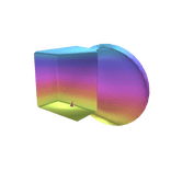 1.0 R6 Spinning Kawa Rainbow Fox Tail Outline