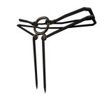 1.0 R6 Women's Thin Medieval Belt - Copper/Black