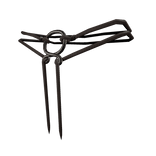 1.0 R6 Women's Thin Medieval Belt - Metallic/Brown