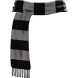 1.0 ♫ realistic black & white emo vkei wool scarf