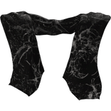 1.0 Realistic Vkei Emo Scarf In Black Y2K