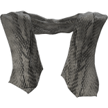1.0 Realistic Vkei Emo Scarf In White Snake Skin