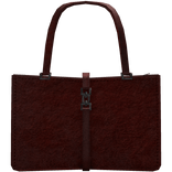 [1.0] Red Leather Tote Bag