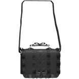 1.0 ruffled jirai kei kawaii laced side bag black