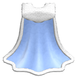 1.0 Snowstorm fur cape - blue (MM2)
