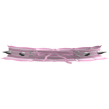 1.0 spiked collar w leash in pink