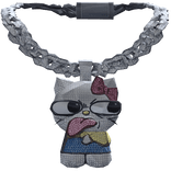 [1.0] Trendy Hello Kitty Iced Out Chain