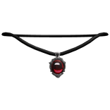 1.0 Vampire Goth Emo Red Gemstone Necklace