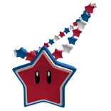 [ 1.0 VER. ] Red White Blue Star Crossbody