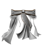 [1.0] White Dynasty Silk Ribbon Waist Cloth