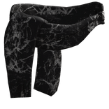 1.0 Winter Emo Vkei Scarf Black CyberSigil Y2K