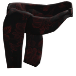 1.0 Winter Wrapped Emo Vkei Scarf Black Red Floral